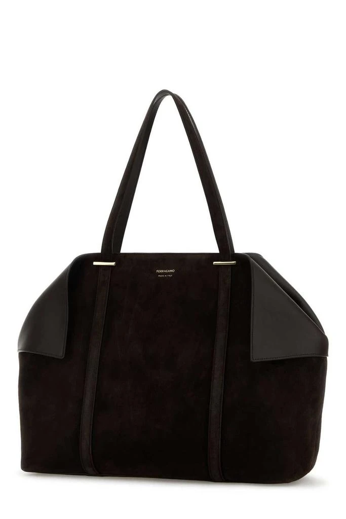 Salvatore Ferragamo Ferragamo Large Folded-Sides Top Handle Bag 3