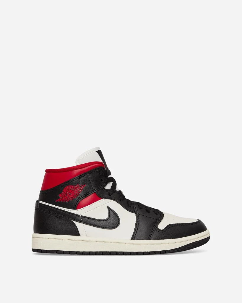 Nike Jordan WMNS Air Jordan 1 Mid Sneakers Black / Gym Red 1