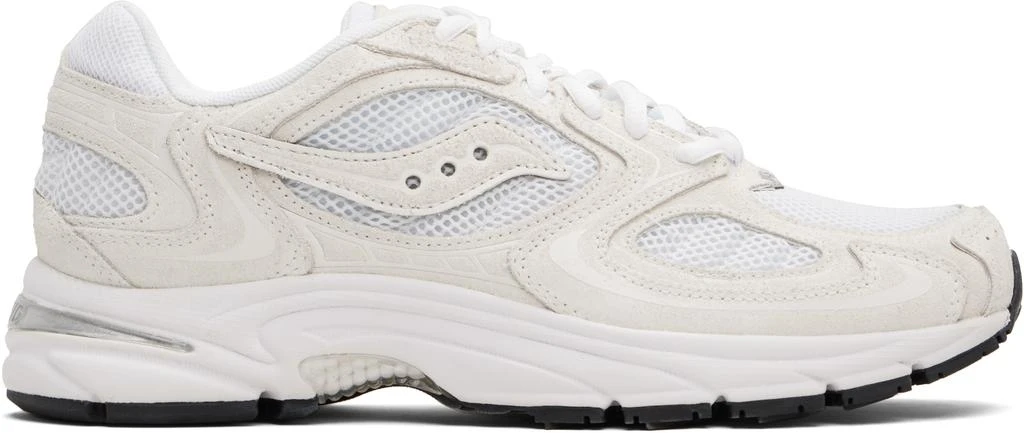 Saucony White & Off-White Grid Jazz 9 Suede Sneakers 1