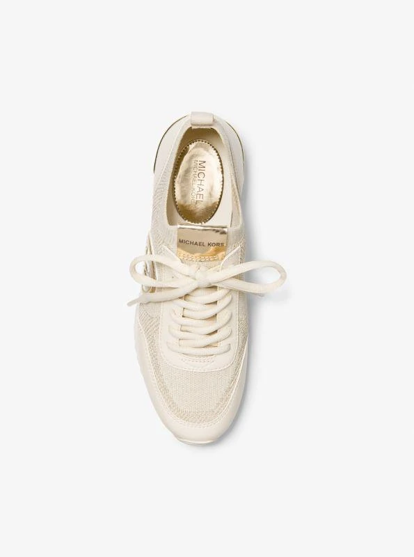 Shop Jenkins Metallic Stretch Knit Trainer on Sale at BeyondStyle
