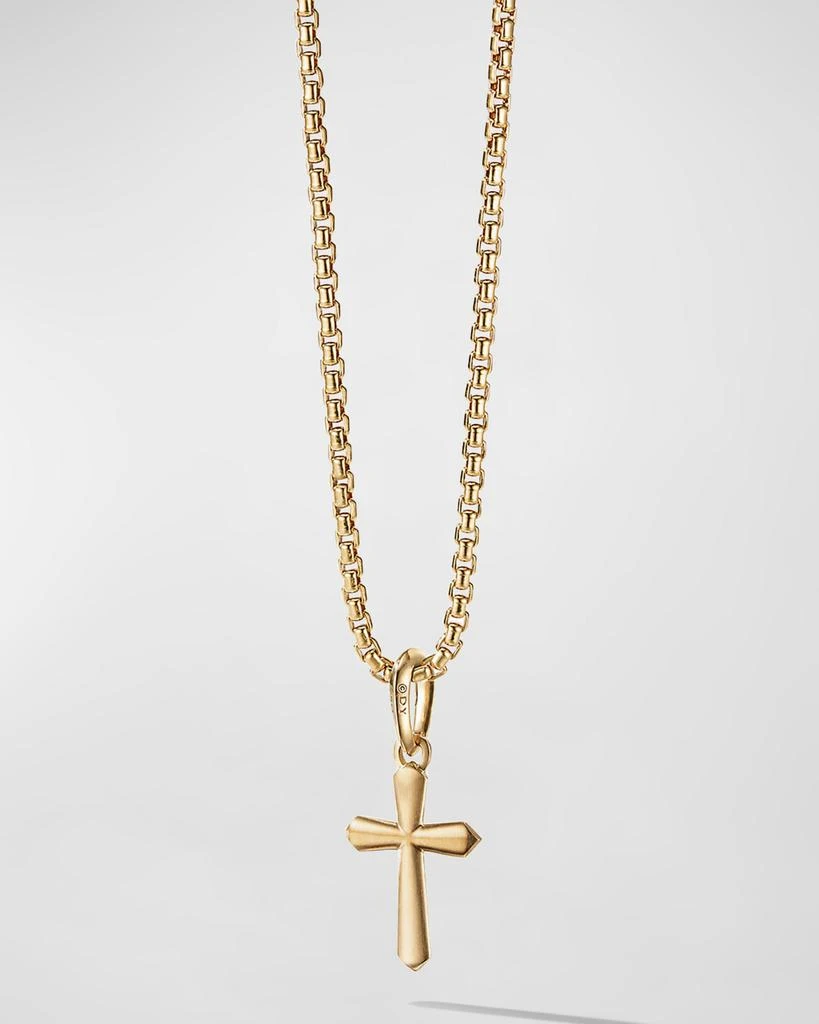 David Yurman Men
s Roman Cross Pendant in 18K Gold, 19mm 3