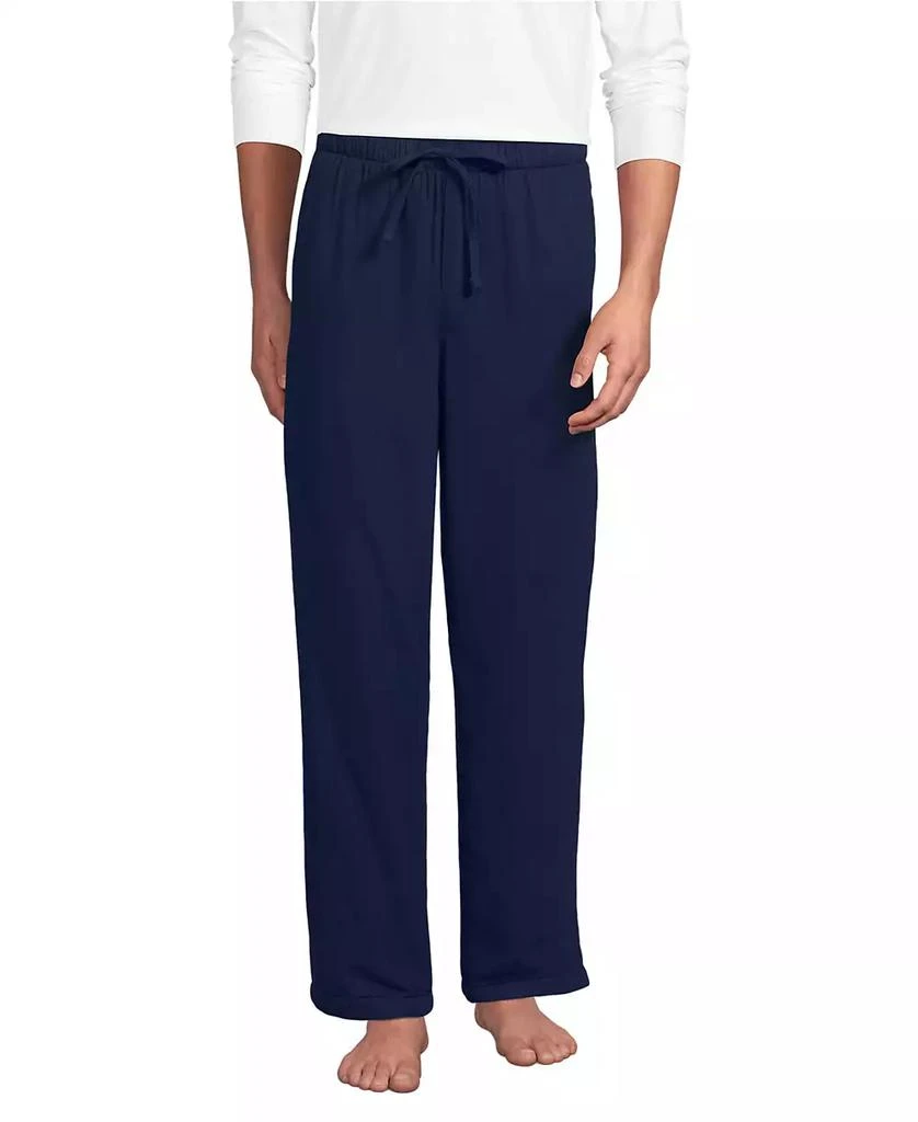 Lands
End Big
Tall High Pile Fleece Lined Flannel Pajama Pant