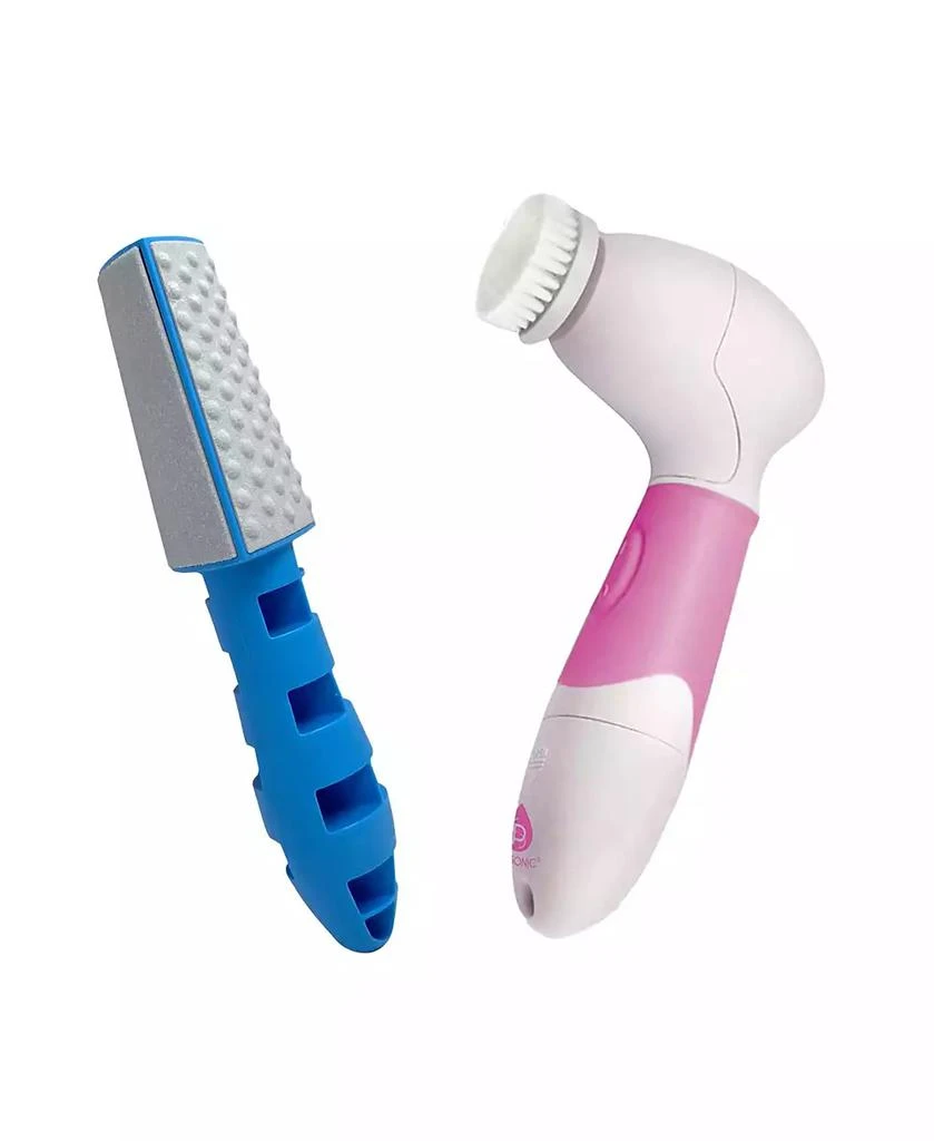 PURSONIC Advanced Facial and Body Cleansing Brush + 3 In 1 Callus Remover Bundle