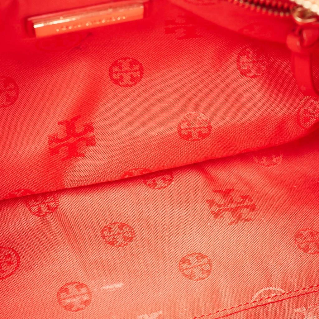 Tory Burch Tory Burch Red Quilted Leather Fleming Duffel Bag 11