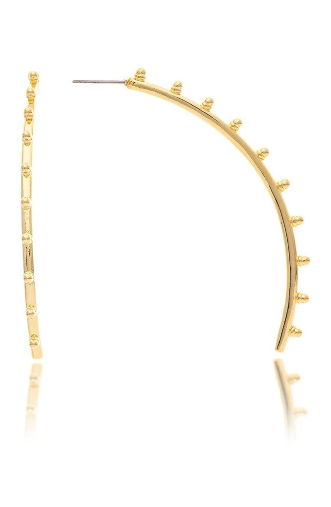 Rivka Friedman 18K Gold Plated Beaded Earrings