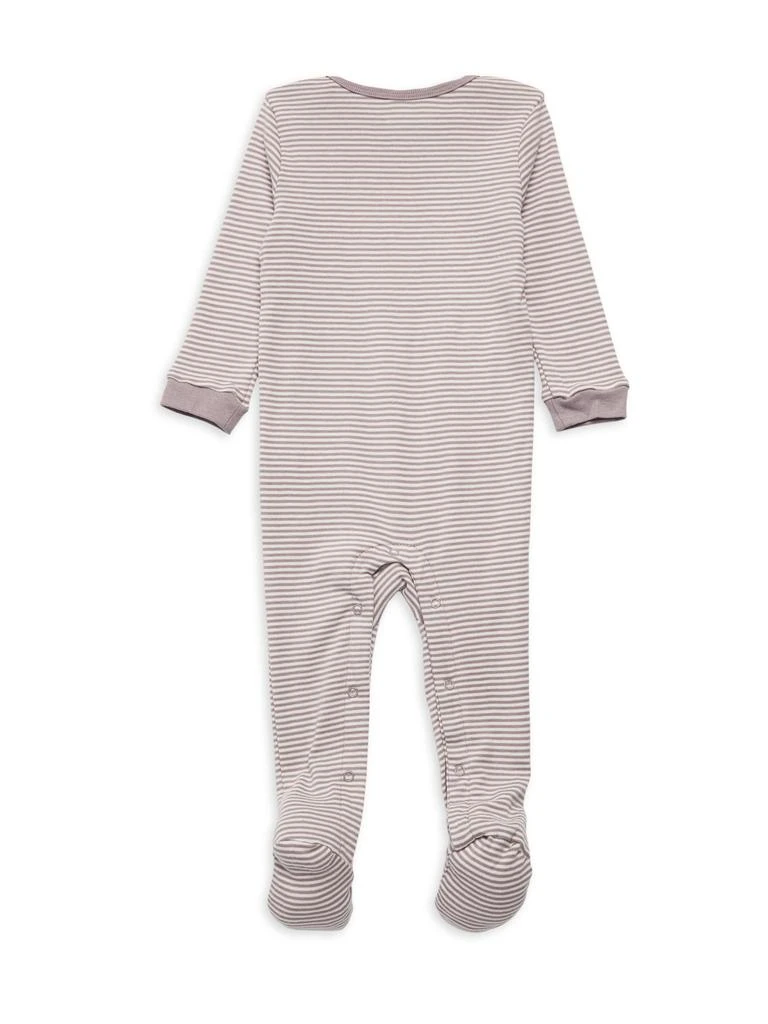 Calvin Klein Baby Girl’s Striped Footie 2