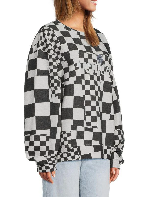 ERL Venice Checked Cotton Sweater 6