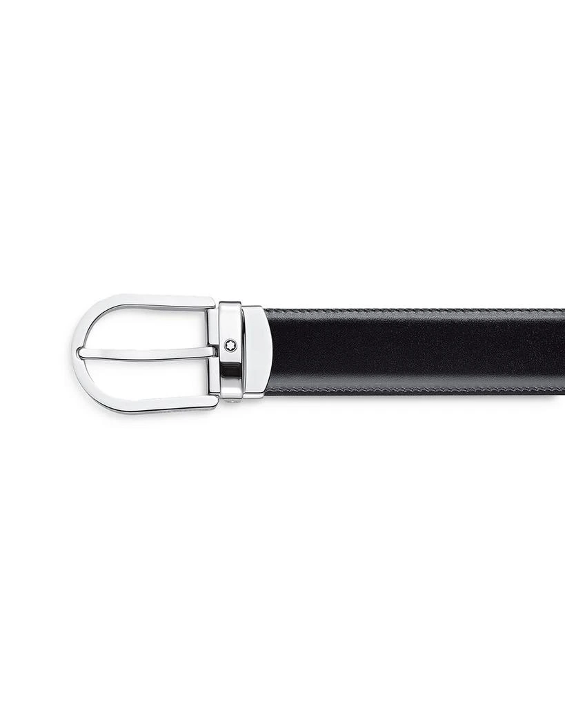MontBlanc Men's Reversible Horseshoe Buckle Belt 2