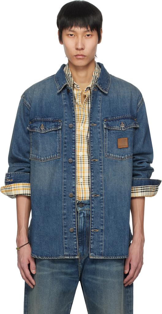 【Carhartt】OG Active Rivet デニムジャケット Carhartt WIP Black OG Active Rivet Denim Jacket - Jackets