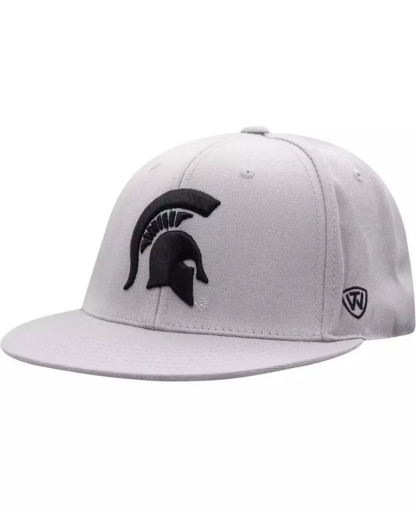 Top of the World Men's Gray Michigan State Spartans Fitted Hat 2