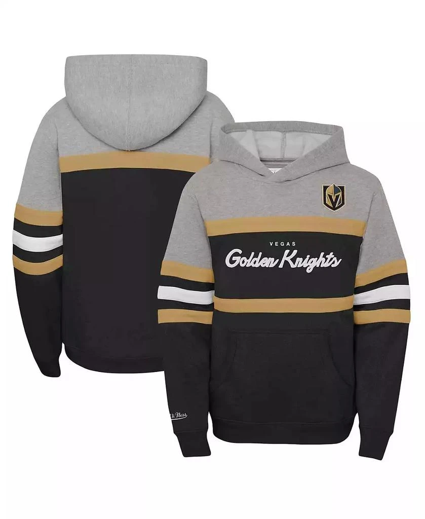 Mitchell & Ness Big Boys Vegas Golden Knights Head Coach Pullover Hoodie