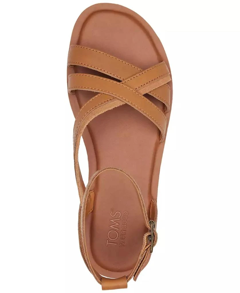 TOMS Women's Rory Ankle-Strap Flat Tread Sandals 4