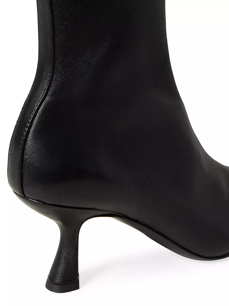Loeffler Randall Thandy Curved Heel Leather Booties 4