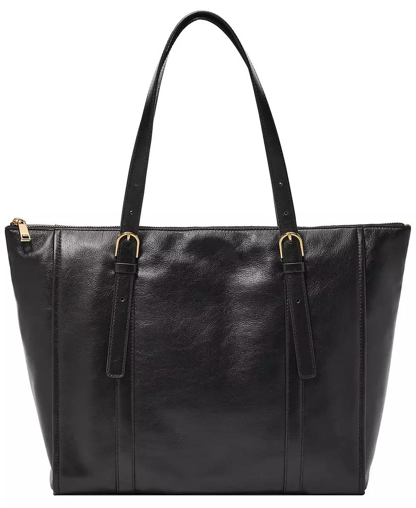 Fossil Carlie Leather Tote Bag 1