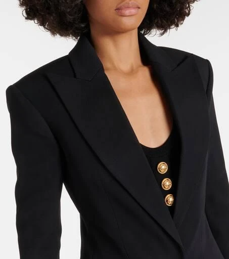 Balmain Virgin wool blazer 4