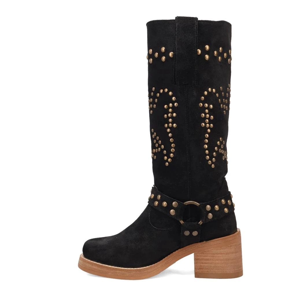 Dingo Troubadour Studded Round Toe Pull On Boots 3