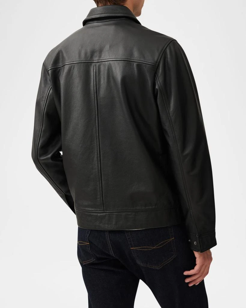 Rodd & Gunn Men's Haymarket Leather Jacket 2