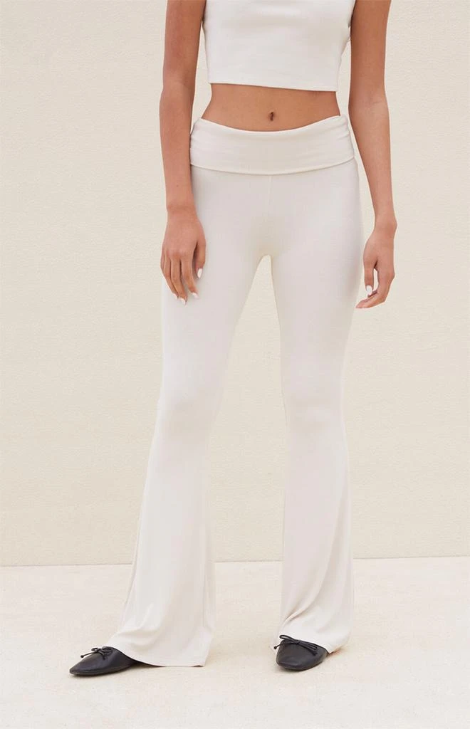 Beverly and Beck Femme Foldover Yoga Pants 1