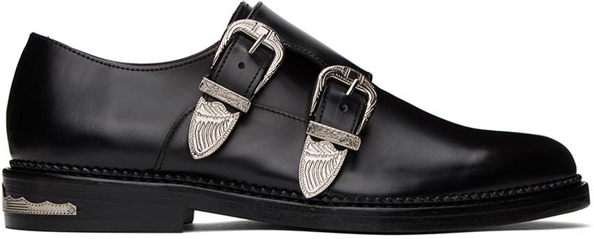 TOGA VIRILIS TstrapShoes　サイズ42 Toga Virilis Black Double Monkstraps - Dress Shoes - Compare