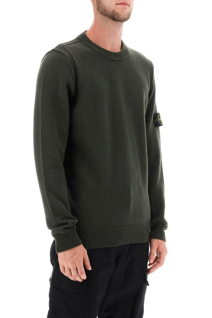 STONE ISLAND WOOL CREW NECK SWEATER 3