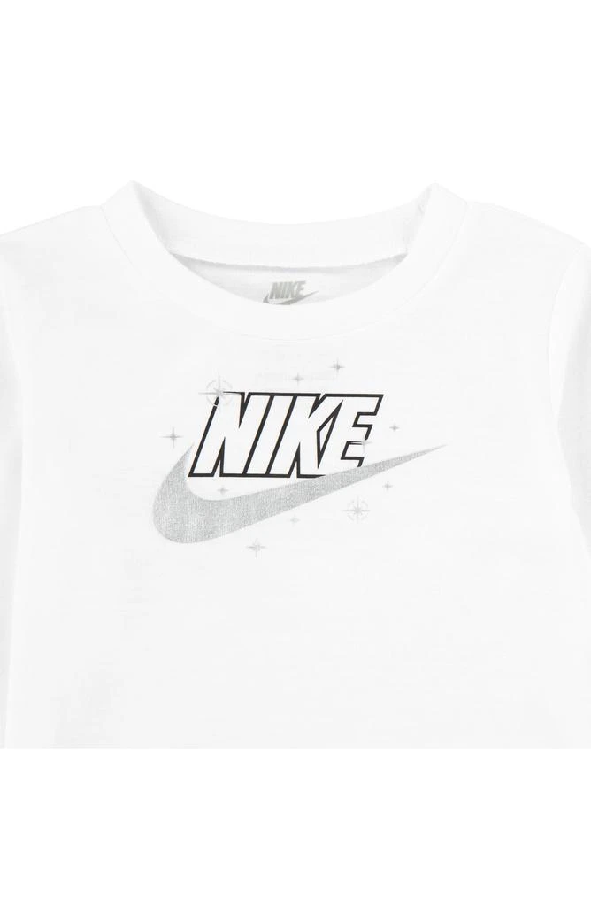 NIKE Colorblock Puffer Vest, Long Sleeve Tee & Joggers Set 6