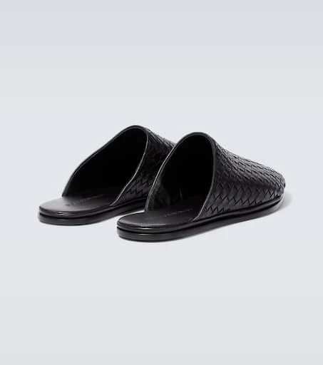 Bottega Veneta Intrecciato leather slippers 6