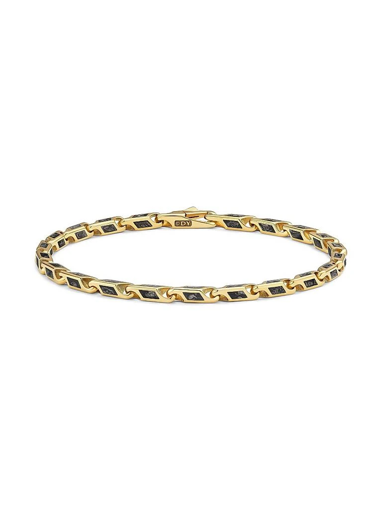 David Yurman Streamline Faceted Chain Bracelet in 18K Yellow Gold
