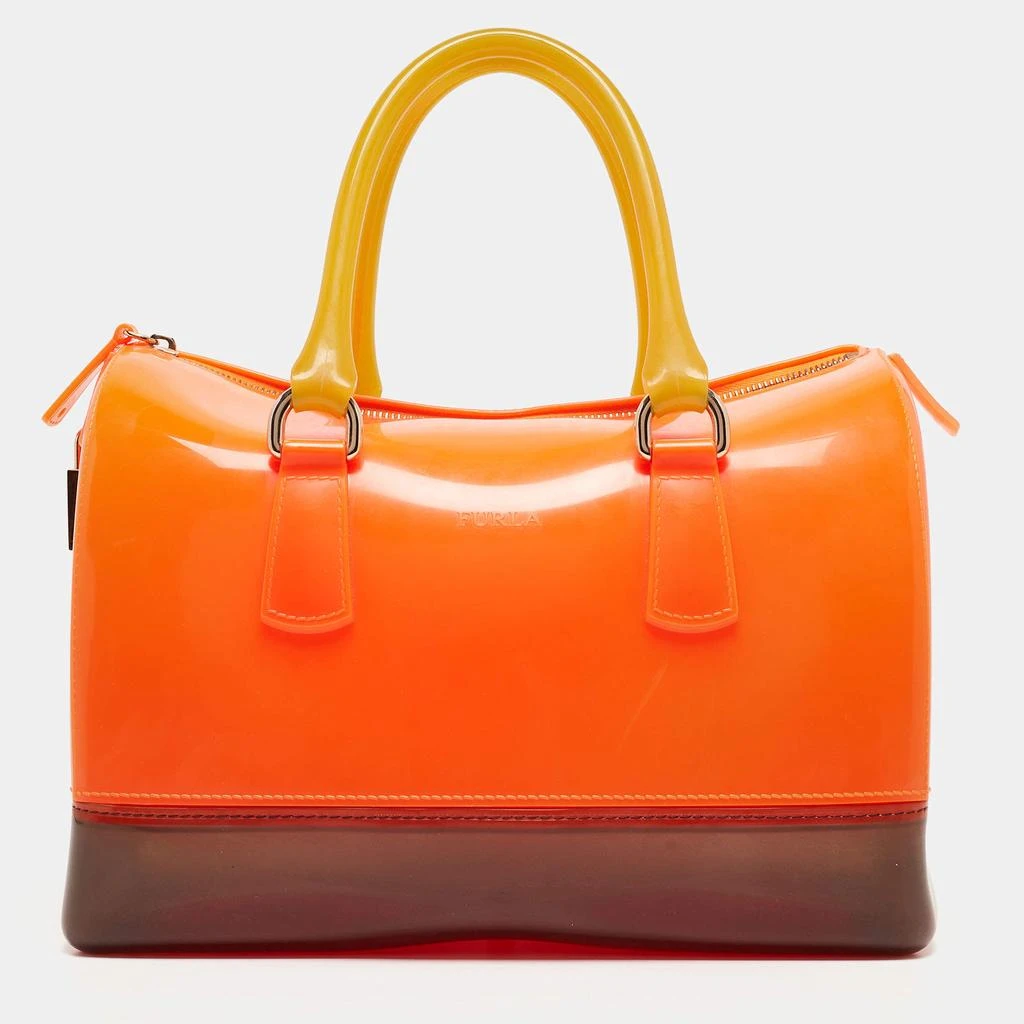 Furla Furla Tri Color Rubber Candy Satchel 4