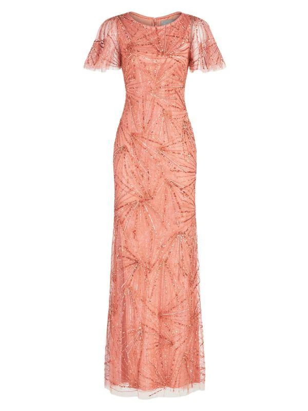 Theia Esther Bead-Embellished Gown 4
