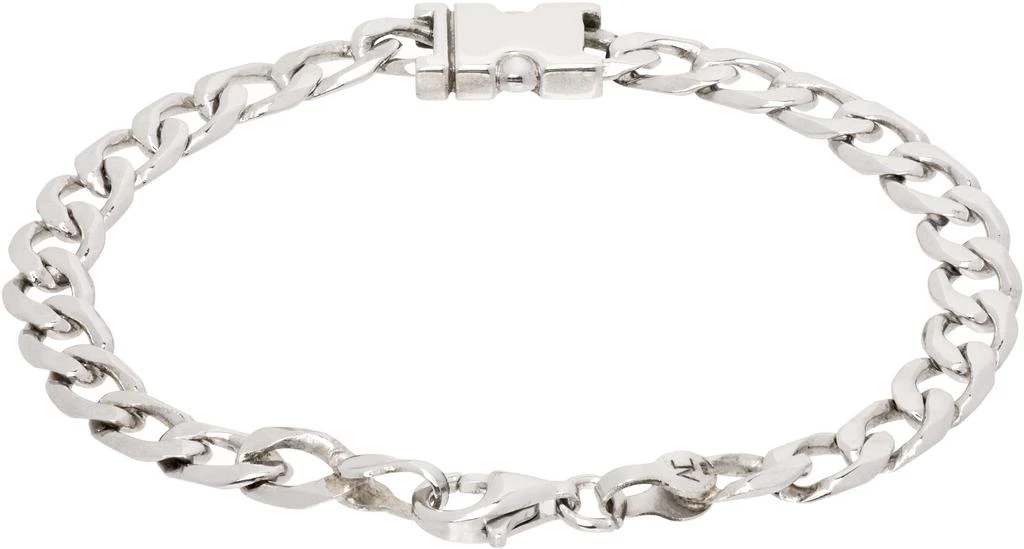 Alan Crocetti Silver Unity Curb Chain Bracelet 2
