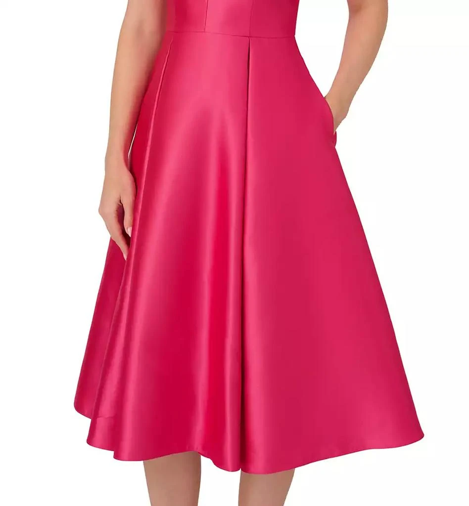 Adrianna Papell Women's Floral AppliquÃ© Midi Dress 4