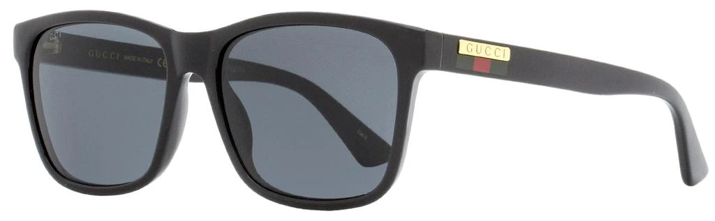 Gucci Gucci Men's Rectangular Sunglasses GG0746S 001 Black 57mm 1