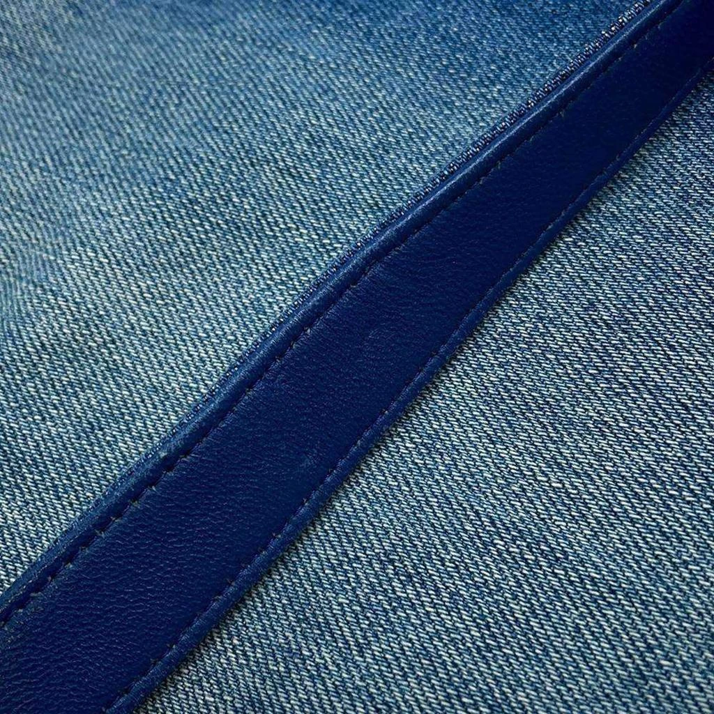 Chanel Chanel Blue Denim Shopping Bag 12