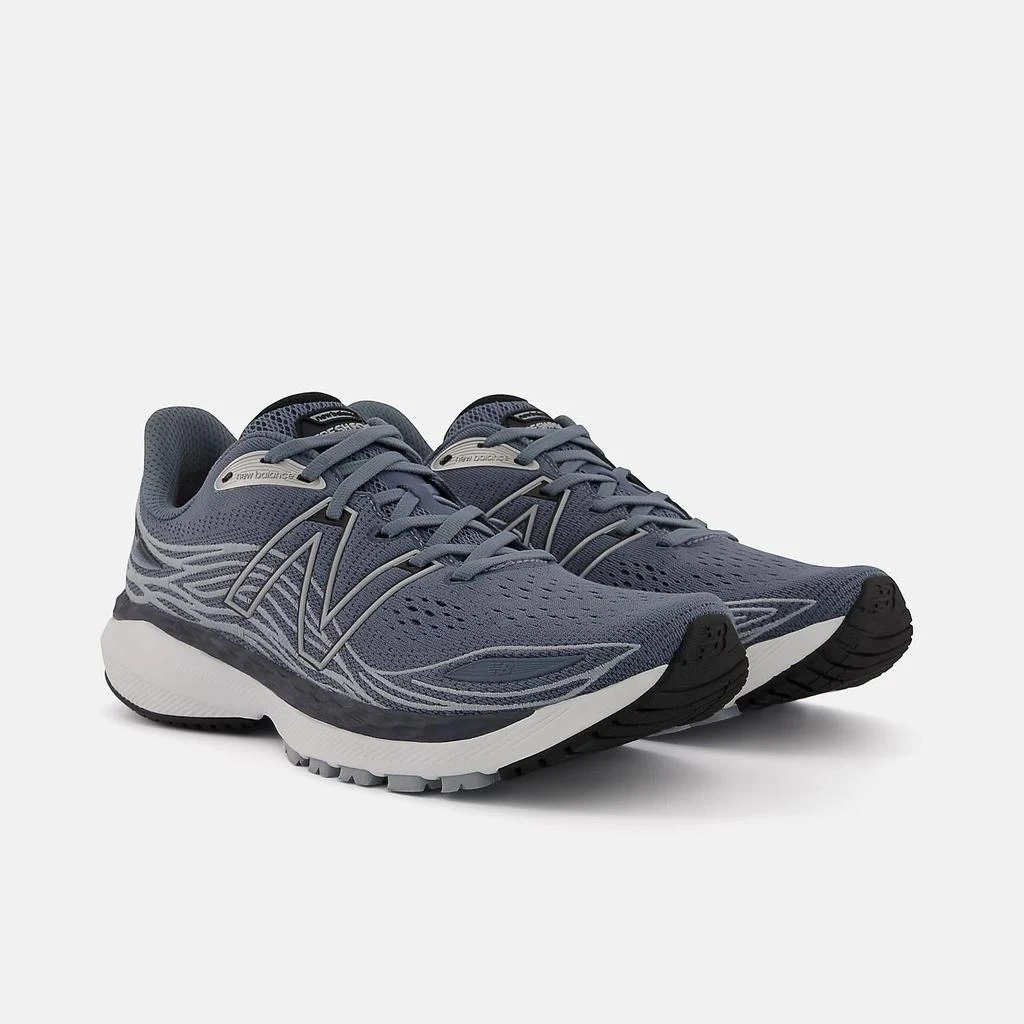 New Balance Men's Fresh Foam X 860V12 Running Shoes - 2E/wide Width In Ocean Grey With Light Slate And Black 2