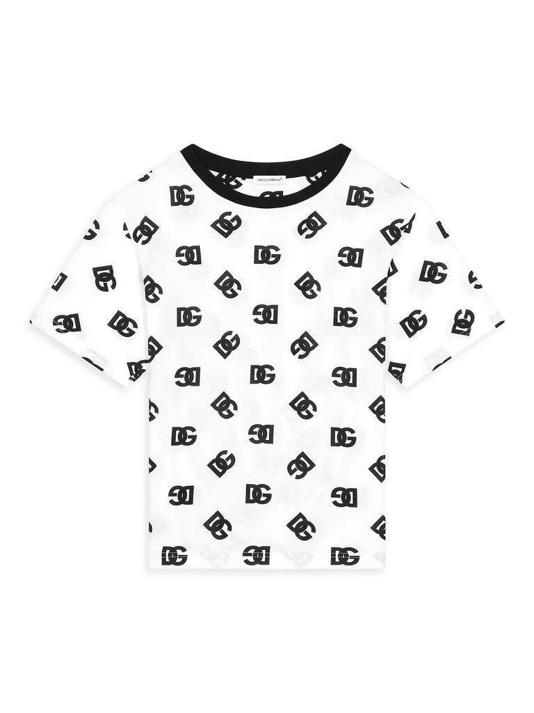 Dolce & Gabbana Little Girl's & Girl's All Over Logo T-Shirt 1