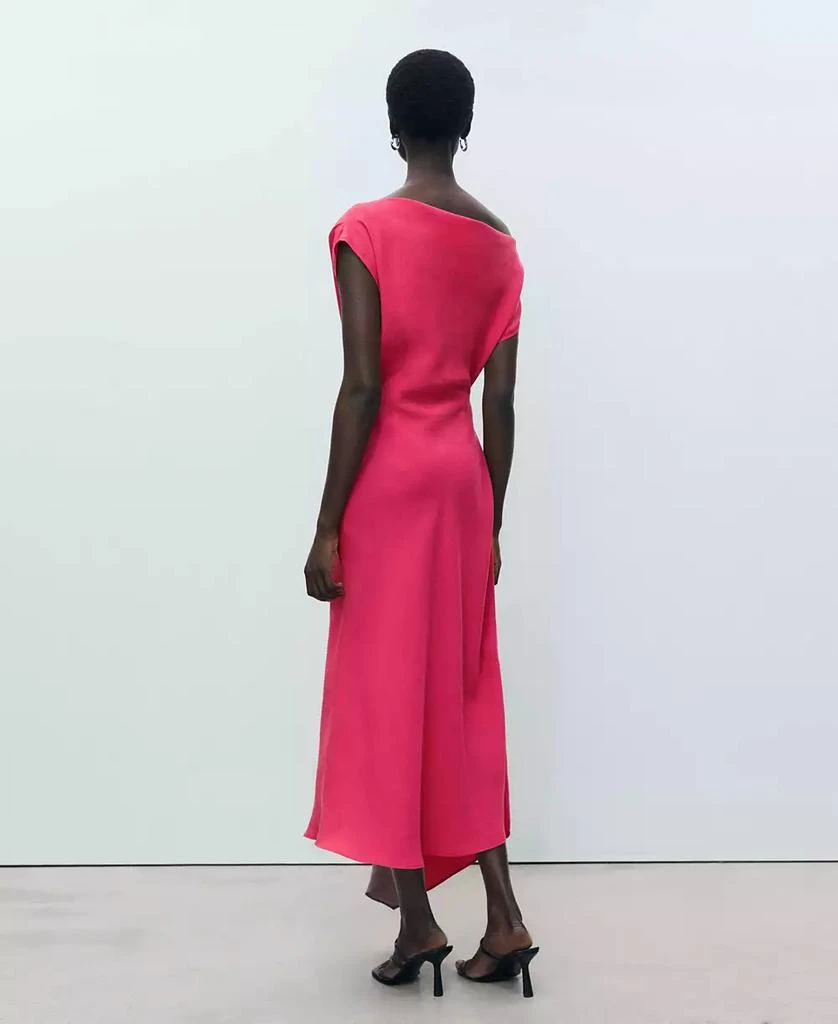 Mango Women's Asymmetrical Modal Dress 3