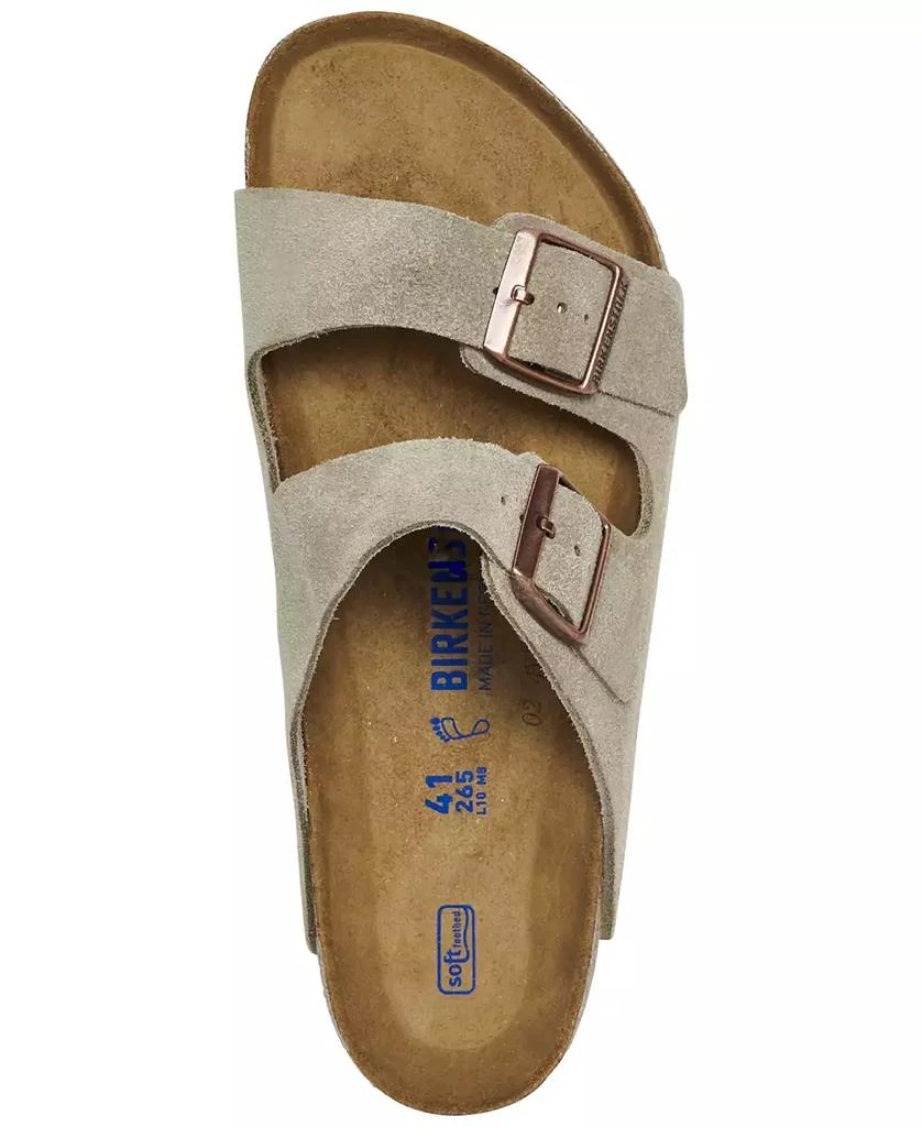 Birkenstock Men's Arizona Suede Leather Soft Footbed Casual Sandals from Finish Line 6
