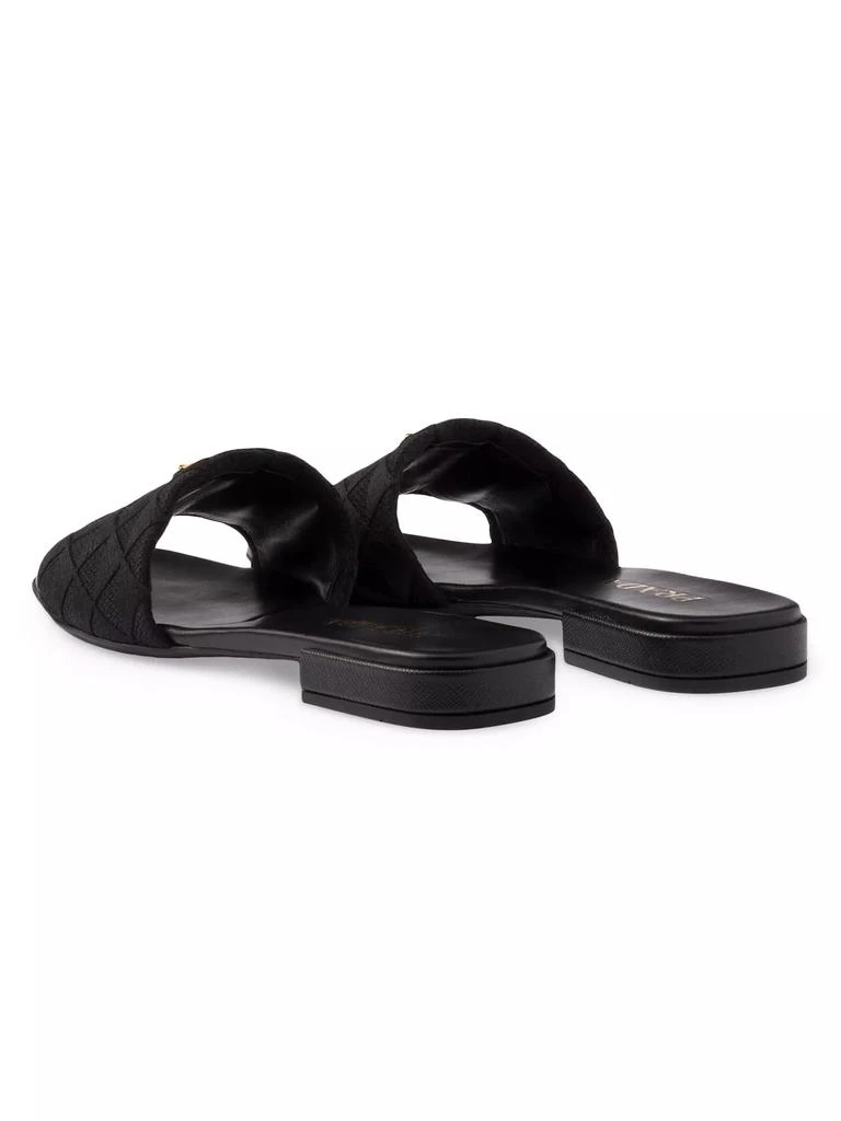 Prada Embroidered Fabric Slides 3