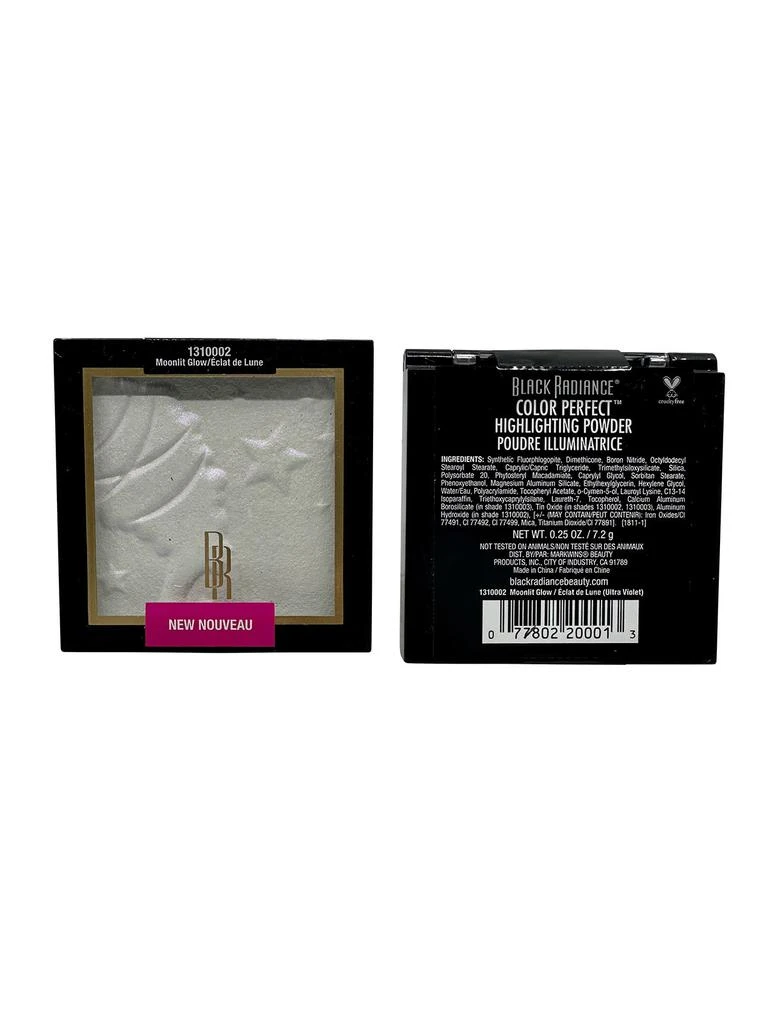 Black Radiance Color Perfect Highlighting Powder Moonlight Glow 0.25 OZ DUO 2
