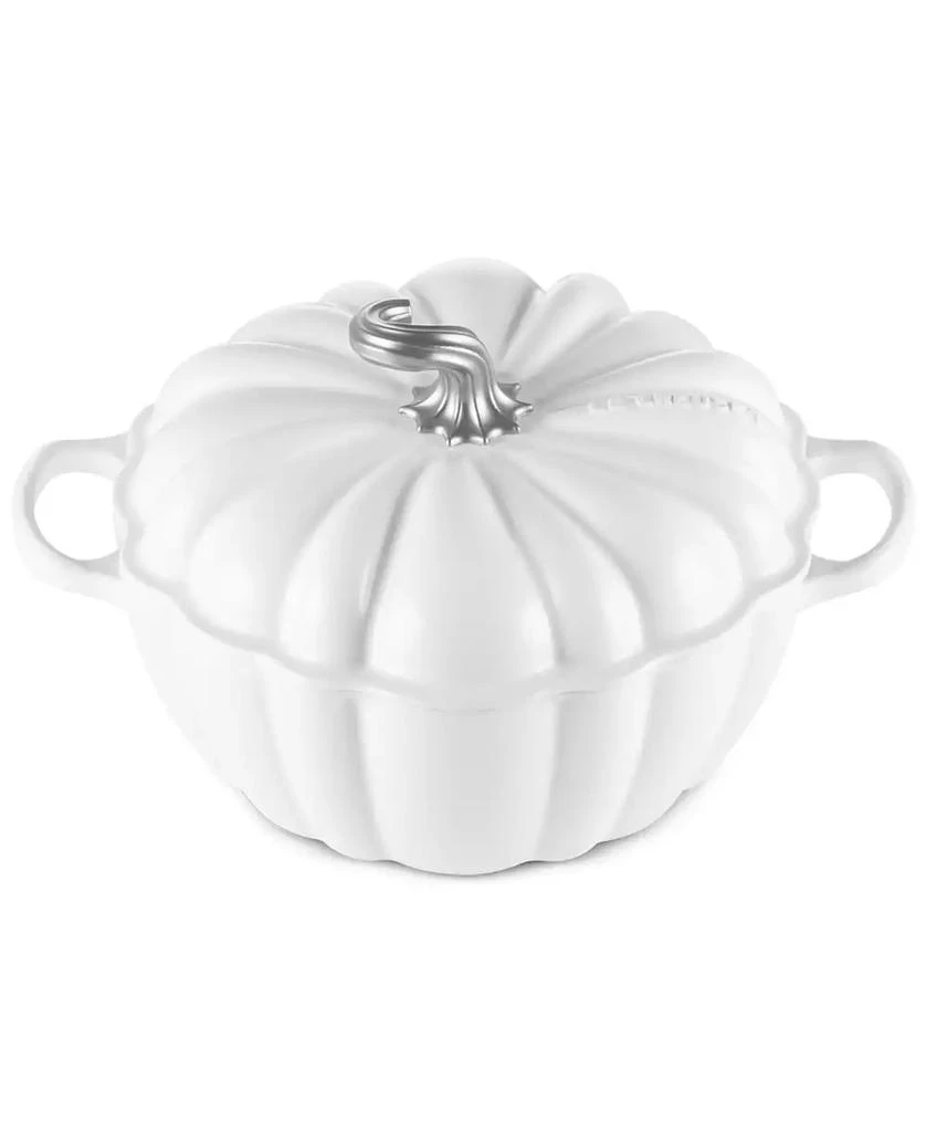 Le Creuset Enameled Cast Iron Signature 4 Qt. Pumpkin Dutch Oven with Lid 1