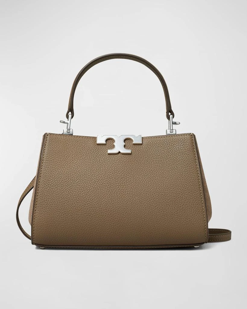 Tory Burch Eleanor Mini Pebbled Leather Satchel Bag 1