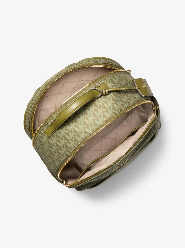 Michael Kors Sable Large Printed Signature Logo Backpack 2