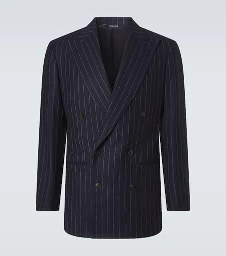 Saman Amel Striped wool blazer