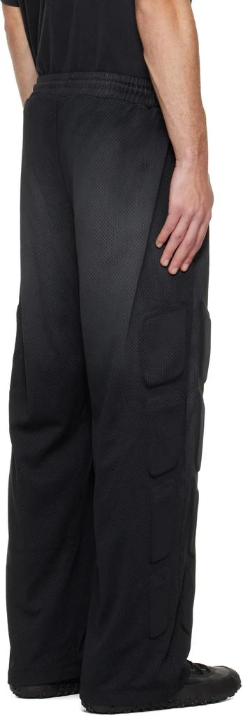 Satoshi Nakamoto Black Mesh Moto Lounge Pants 3