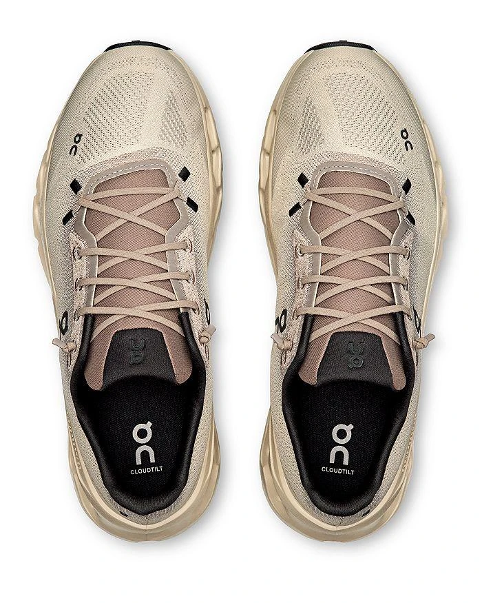 On Men's Cloudtilt Sneakers in Black/Ivory 2