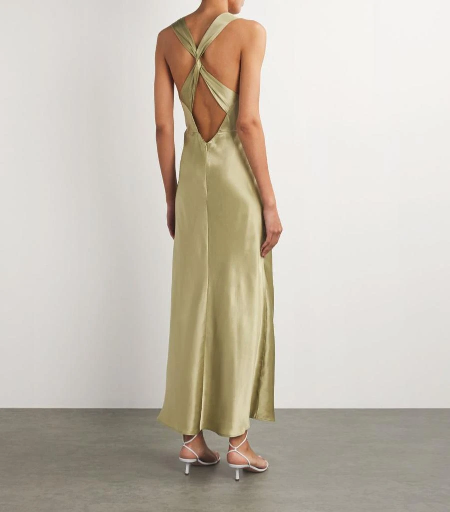 Paige Silk-Blend Marcel Maxi Dress 3