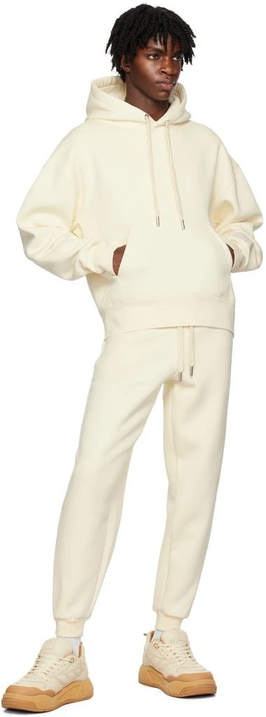 AMI Off-White Drawstring Sweatpants 4