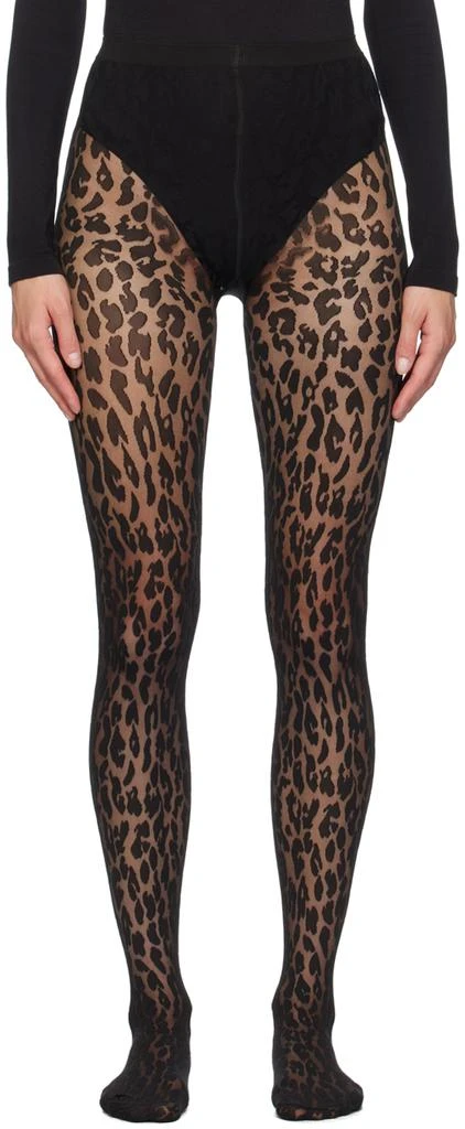 Wolford Black Leo Tights