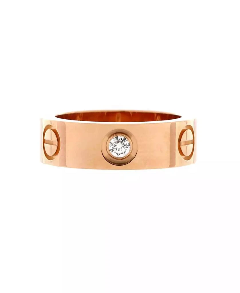 Cartier Love 3 Diamonds Band Ring