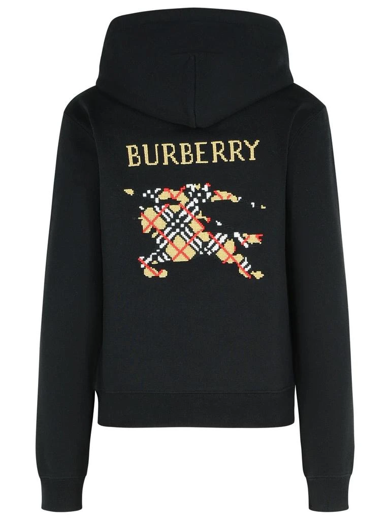 Burberry Burberry Logo Embroidered Drawstring Hoodie 2
